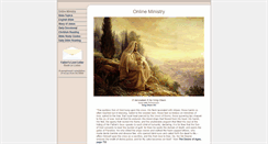 Desktop Screenshot of onlineministry.org